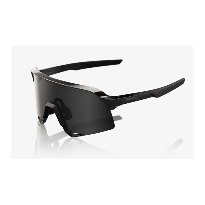 FIETSBRIL 100% S3 GLOSS BLACK MATTE BLACK MIRROR
