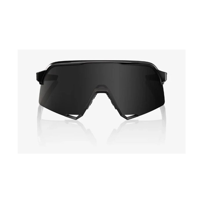 FIETSBRIL 100% S3 GLOSS BLACK MATTE BLACK MIRROR