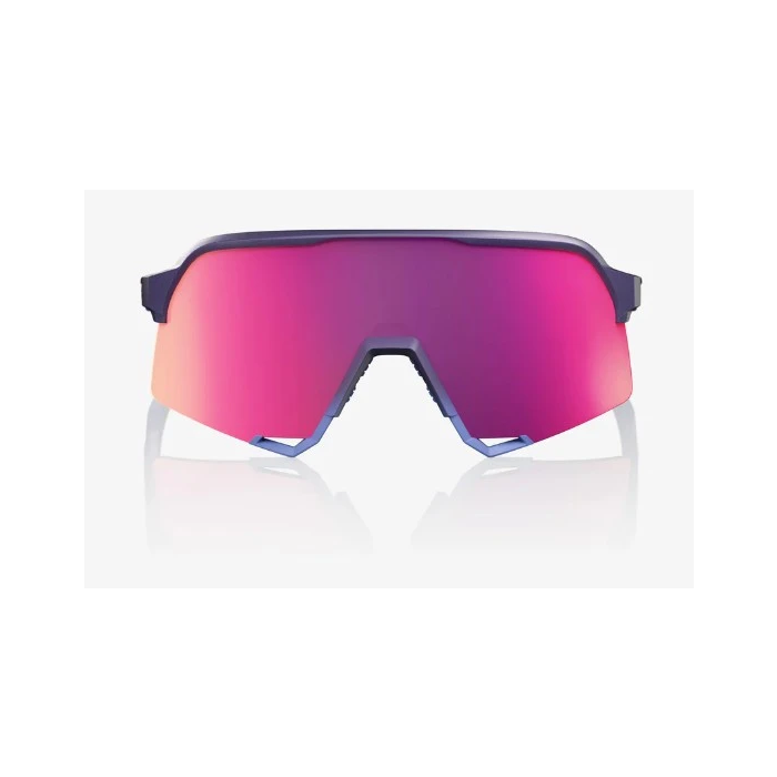 FIETSBRIL 100% S3 SATIN STORM METALLIC PURPLE MIRROR