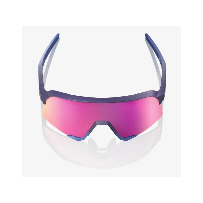 FIETSBRIL 100% S3 SATIN STORM METALLIC PURPLE MIRROR