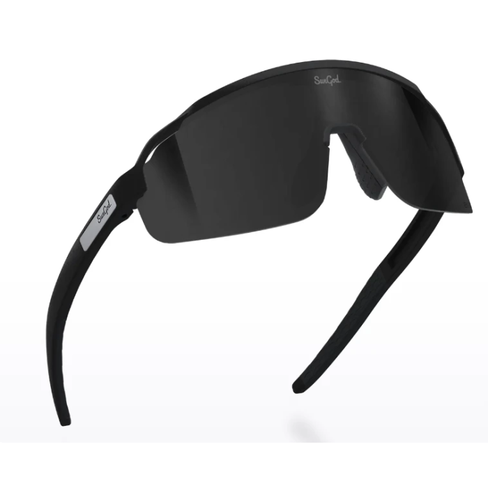 FIETSBRIL SUNGOD FORTY2 MATTE BLACK SMOKE