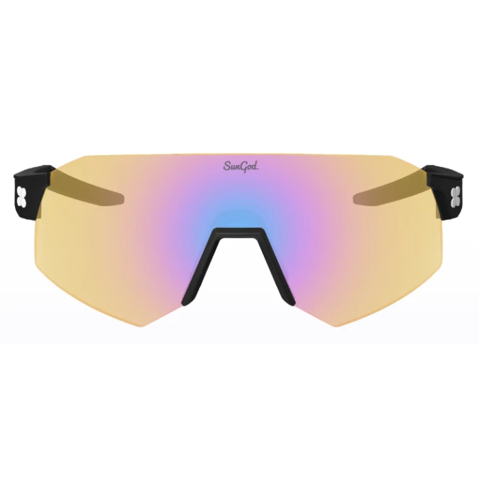FIETSBRIL SUNGOD ULTRAS MATTE BLACK PHOTOCHROMIC IRIS HV BLUE