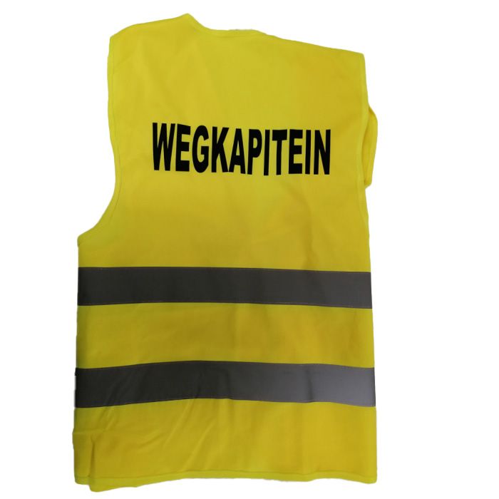 SEINGEVER FLUOJASJE MET BEDRUKKING 'WEGKAPITEIN' L