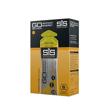 SIS GO ISOTONIC ENERGY GEL LEMON & LIME PACK 6X60ML