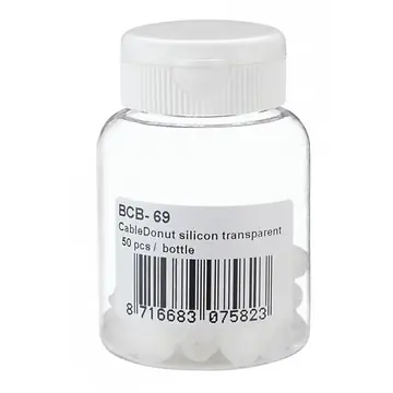 BBB CABLE DONUT SILICON WIT per5-1