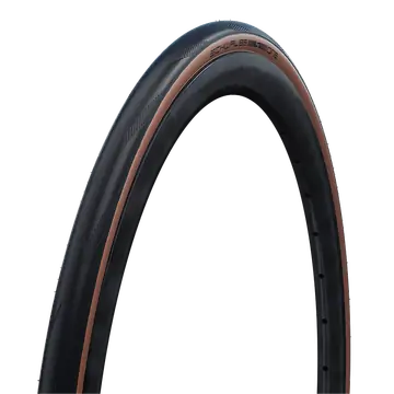 BUITENBAND SCHWALBE ONE TLE-E ZWART/BRUIN 25C