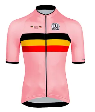 FIETSSHIRT BIORACER BELGIUM THINK PINK