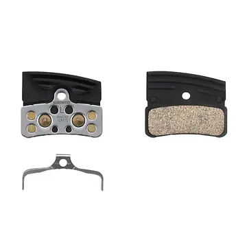 SHIMANO SCHIJFREMBLOK METAL P04C XTR/DEORE XT 4 PISTON-1