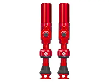 MUC OFF TUBELESS VALVE KIT BIG BORE HYBRID MEDIUM RED SCHRÄDER-1
