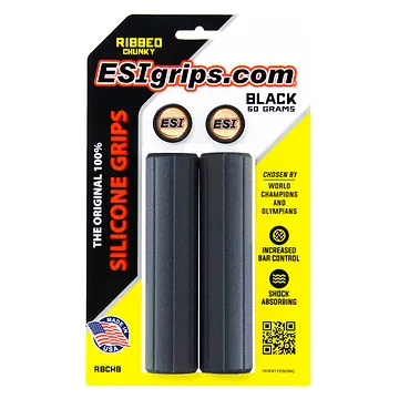 ESI GRIPS RIBBED CHUNKY 32MM ZWART 60GR-1