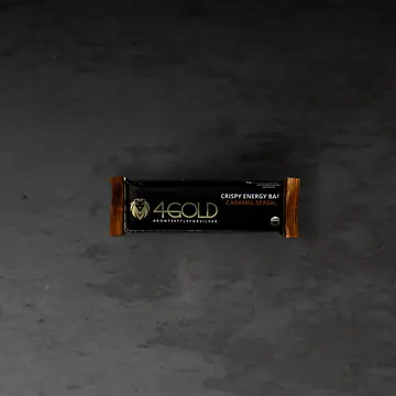 4GOLD CRISPY ENERGY BAR CARAMEL SEASALT 12X28G