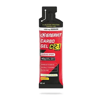 ENERVIT C2:1 CARBO GEL 60ML LEMON+200MG SODIUM