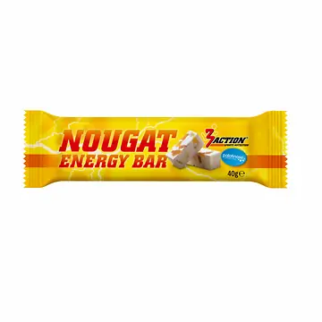 3ACTION DOOS NOUGAT ENERGY BAR 20 STUKS