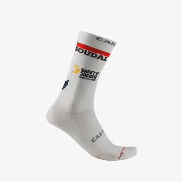 FIETSSOKKEN SOUDAL QUICKSTEP 2026 ROSSO CORSA PRO 18