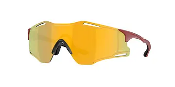 FIETSBRIL OAKLEY CYBR ZERO MATTE IRON RED PRIZM 24K