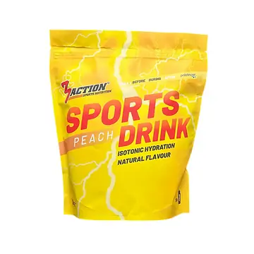 3ACTION SPORTS DRINK 1KG PEACH POUCHE