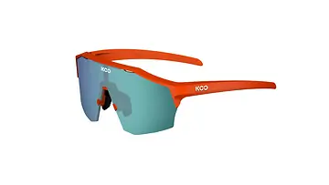 FIETSBRIL KOO ALIBI ORANGE MATT GREEN MIRROR