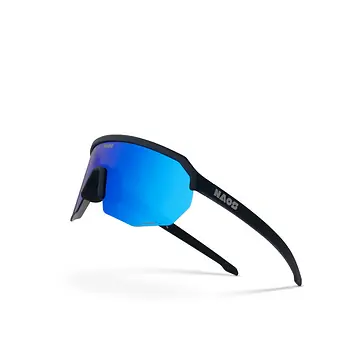 FIETSBRIL NAOS HELBO MATTE BLACK BLUE
