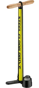 LEZYNE VOETPOMP STEEL FLOOR DRIVE GEEL-1