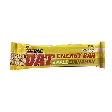 3ACTION DOOS OAT ENERGY BAR APPLE CINNAMON 45G 20 STUKS