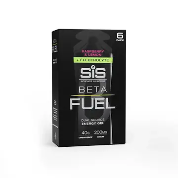 SIS BETA FUEL+ ELECTROLYTE GEL RASPBERRY& LEMON 6X60ML