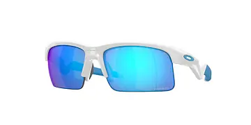 FIETSBRIL OAKLEY CAPACITOR POLISHED WHITE PRIZM SAPPHIRE