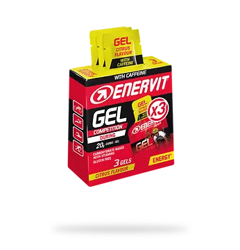 ENERVIT GEL CITRUS CAFFEINE 3X25ML-1
