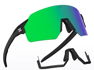 FIETSBRIL SUNGOD AIRAS MATTE BLACK GREEN