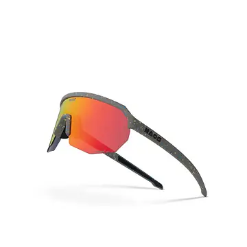 FIETSBRIL NAOS HELBO FUNFETTI BLACK RED