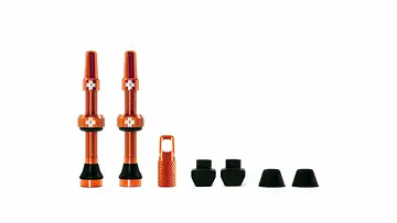 MUC OFF TUBELESS VALVE KIT 44MM ORANGE UNIVERSEEL-1