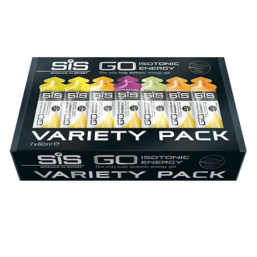 SIS ISOTONIC GEL 7-PACK SMAKENMIX