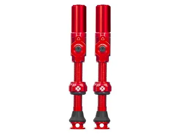 MUC OFF TUBELESS VALVE KIT BIG BORE HYBRID LARGE RED SCHRÄDER-1