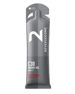 NEVERSECOND C30 ENERGY GEL FRUIT PUNCH 12X60ML