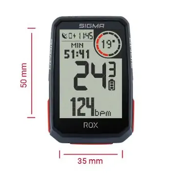 SIGMA ROX 4.0 GPS BLACK HR SET-1