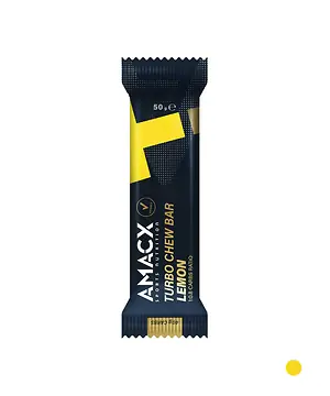 AMACX ENERGY TURBO CHEW BAR LEMON 50GR