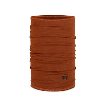 SCARF BUFF MERINO LIGHTWEIGHT SOLID CINNAMON