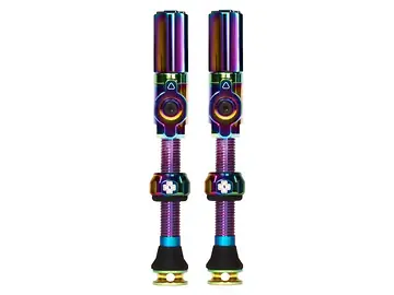 MUC OFF TUBELESS VALVE KIT BIG BORE HYBRID LARGE IRIDESCENT SCHRÄDER-1