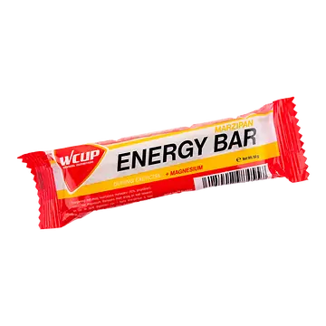 WCUP ENERGY BAR MARZIPAN 50GRAM