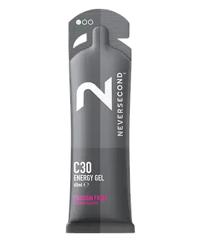 NEVERSECOND C30 ENERGY GEL PASSION FRUIT 12X60ML