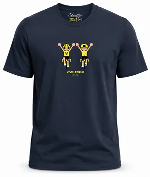 T-SHIRT VIVE LE VELO! ODIELTJE GELE TRUI