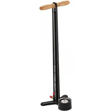 LEZYNE VOETPOMP STEEL FLOOR DRIVE ZWART ABS-1 PRO 3.5-1