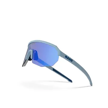 FIETSBRIL NAOS HELBO MATTE SKYBLUE BLUE