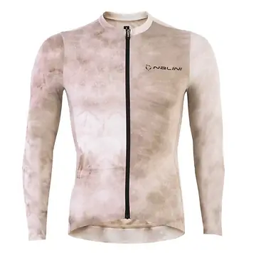 FIETSSHIRT NALINI TIE DYE LANGE MOUWEN
