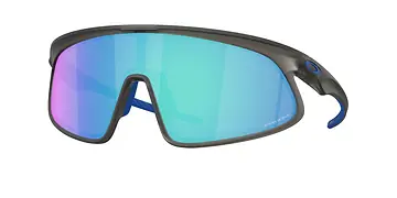 FIETSBRIL OAKLEY RSLV MATTE GREY SMOKE PRIZM SAPPHIRE